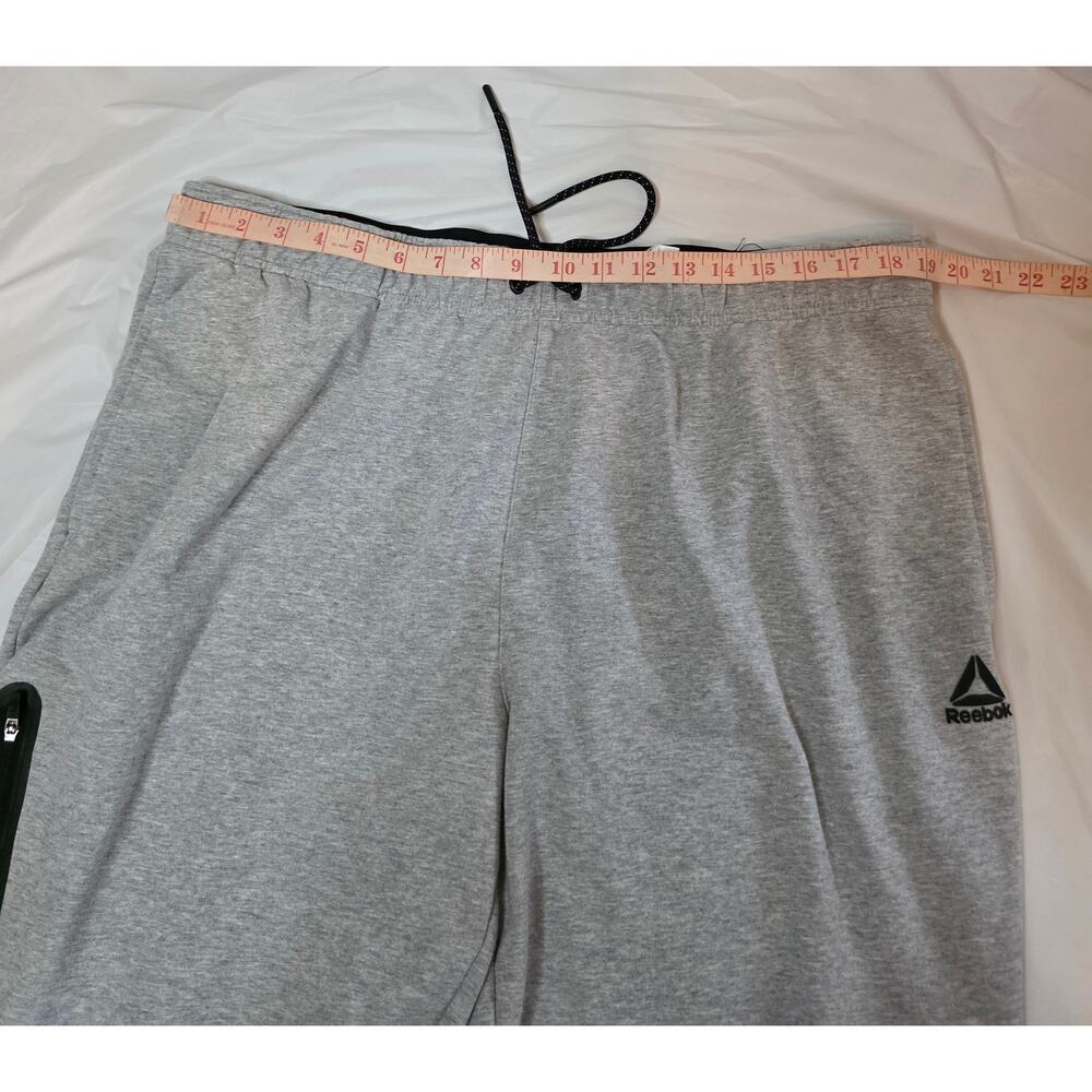 Reebok Joggers Men's Size 2XL Gray Pace Runner Active, Athletics, Running - Picture 6 of 7